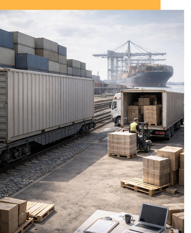 Мультимодальные перевозки грузов по миру от 46922 руб