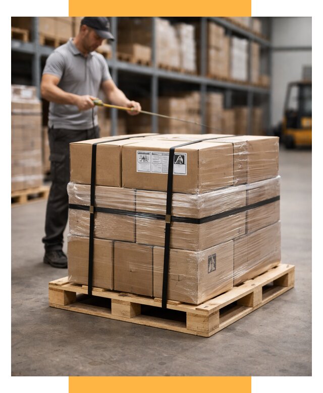 Упаковка и паллетирование грузов от 3649 р. | СетСервис-Нрт