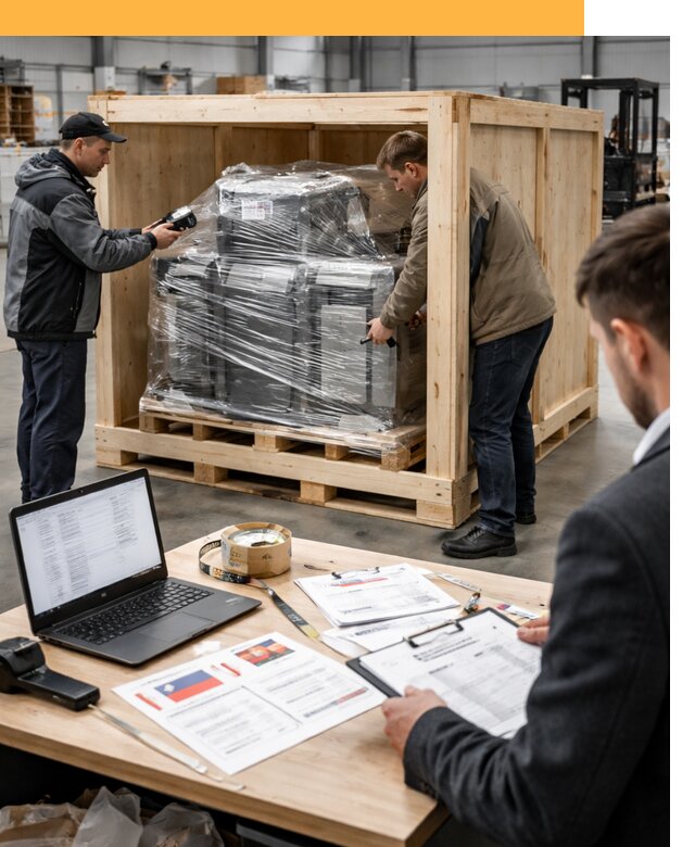 Доставка промышленного оборудования из США от 67776 руб