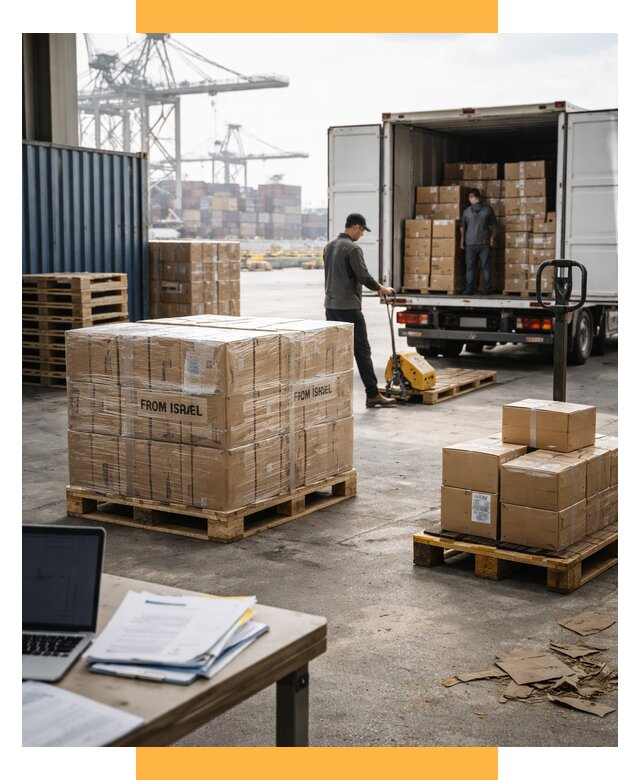 Доставка грузов из Израиля от 15641 р., логистика от СетСервис-Нрт