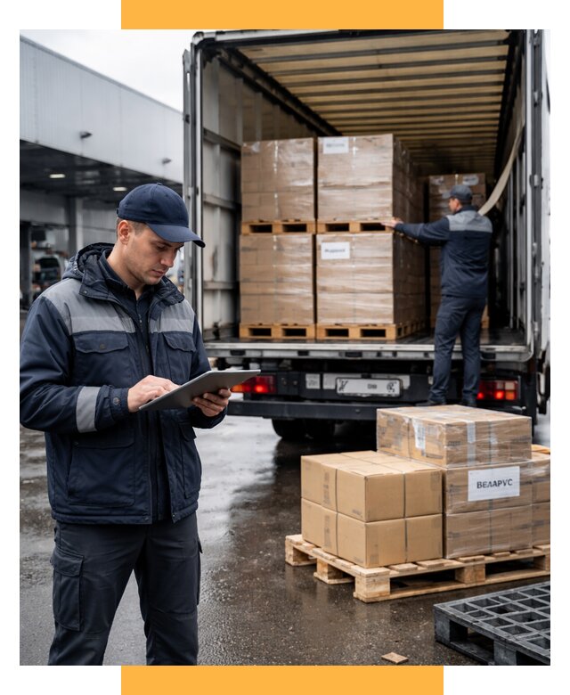 Доставка грузов из Беларуси от 15641 р. логистика СетСервис-Нрт