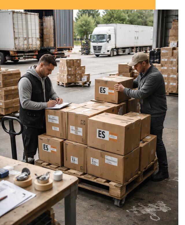 Доставка грузов в Испанию автотранспортом от 36495 руб