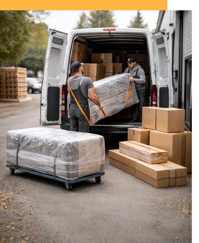 Перевозка мебели по России и за рубеж с таможней от 7820