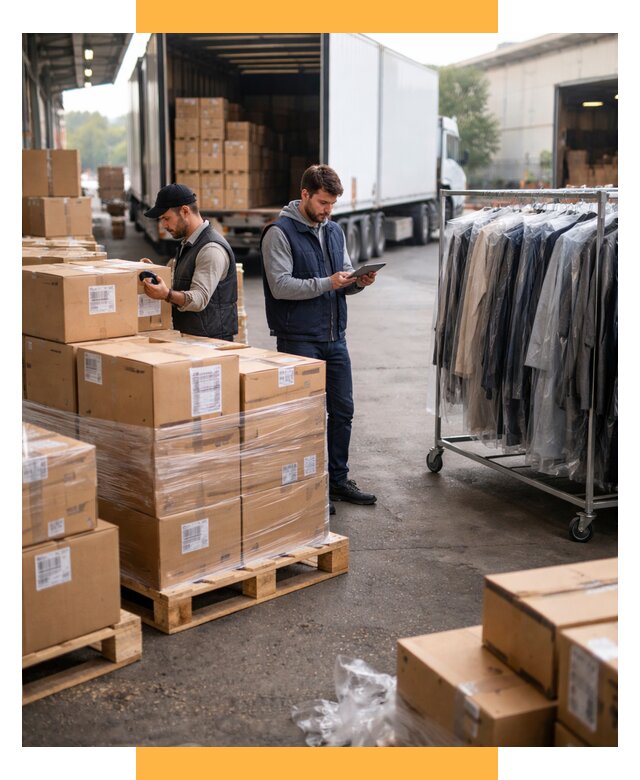 Перевозка и доставка одежды из Китая от 7820 р., СетСервис-Нрт