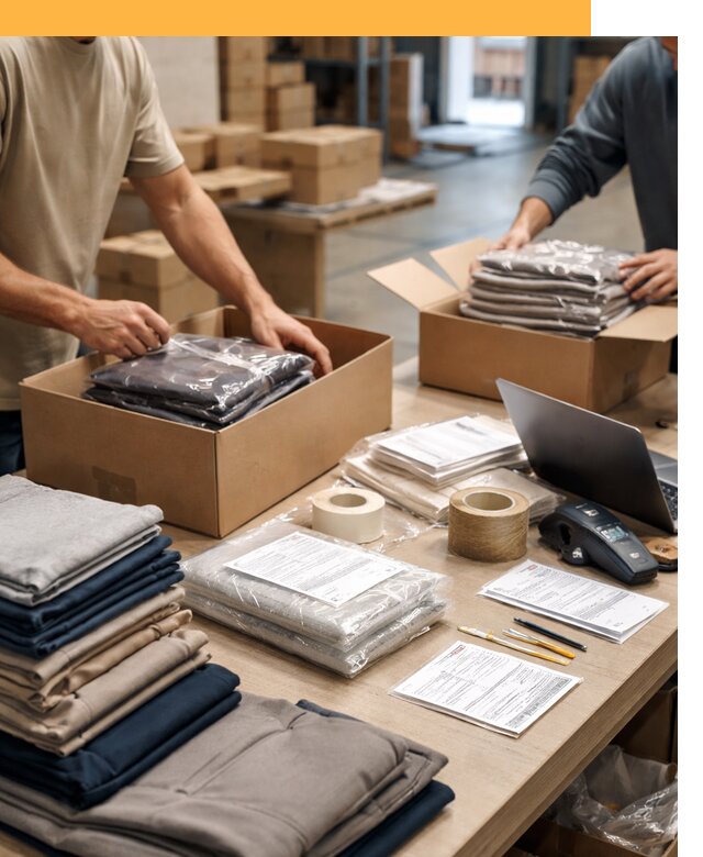 Перевозка одежды по миру от 7820 руб. с таможенным оформлением