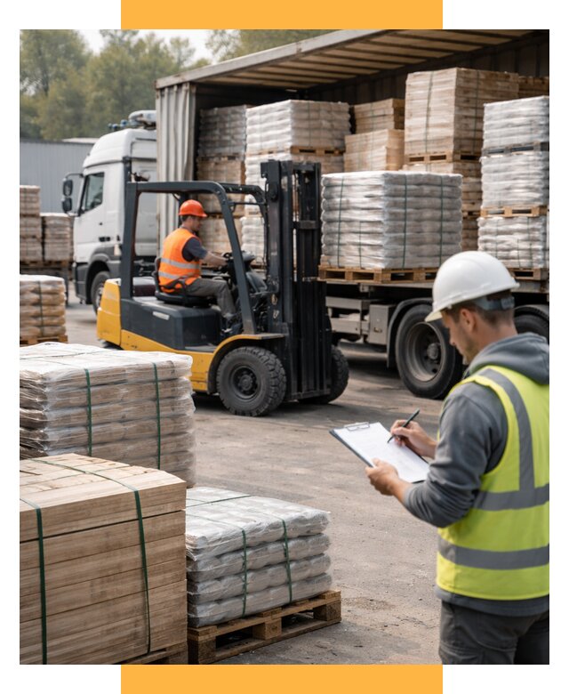 Перевозка строительных материалов от 5735 р. | СетСервис-Нрт