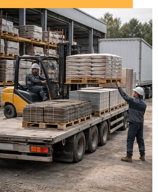 Перевозка строительных материалов по миру от 5735 руб