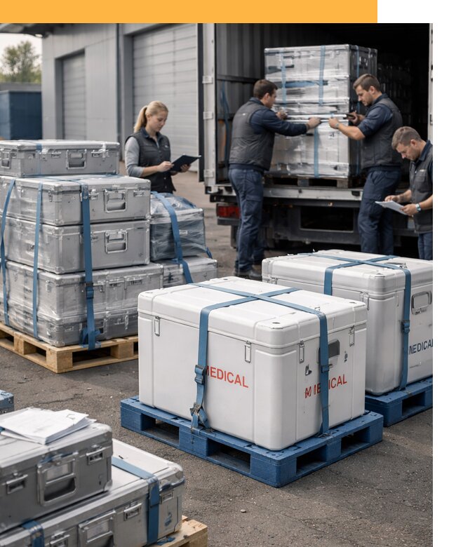 Перевозка медицинского оборудования по всему миру от 15641 руб