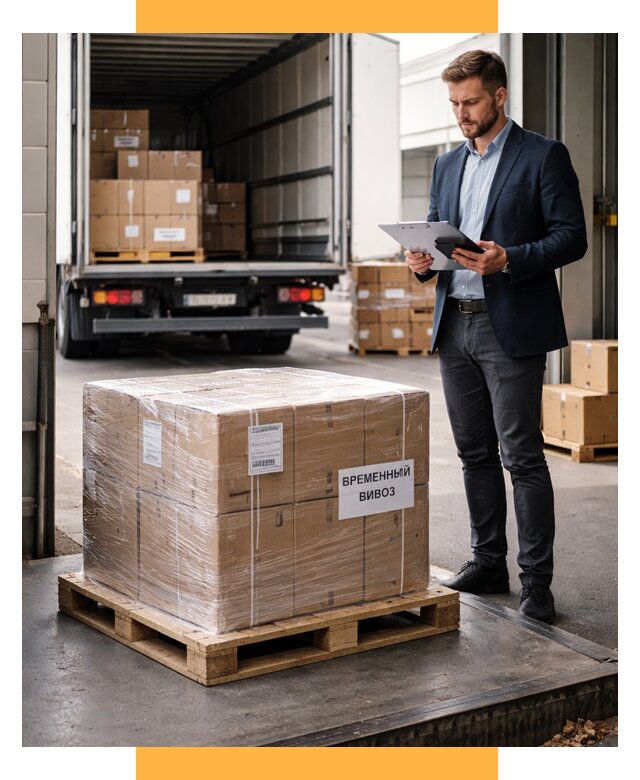 Временный вывоз товаров под ключ от 8342 р. | СетСервис-Нрт