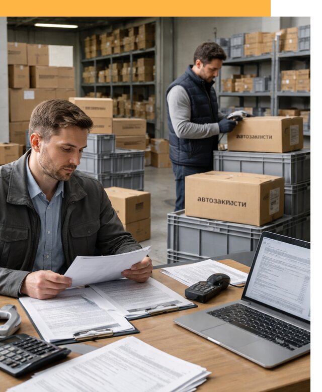 Таможенное оформление автозапчастей по выгодным тарифам от 8863