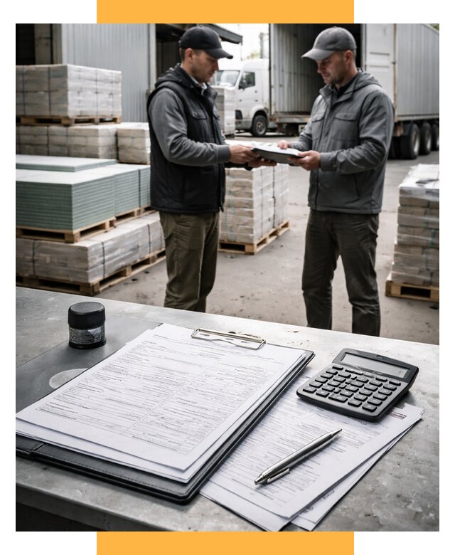 Таможенное оформление стройматериалов от 8863 р. | СетСервис-Нрт