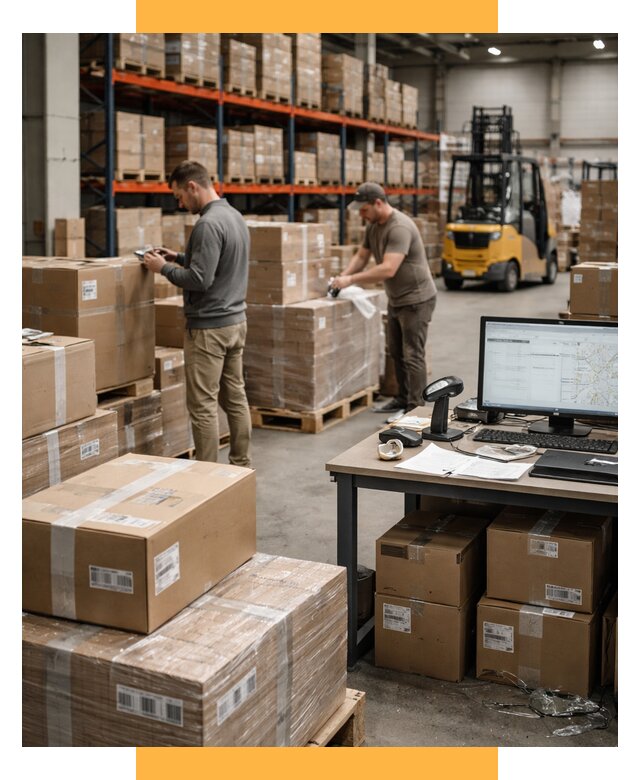 Склад консолидации в Европе от 6778 р., услуги СетСервис-Нрт