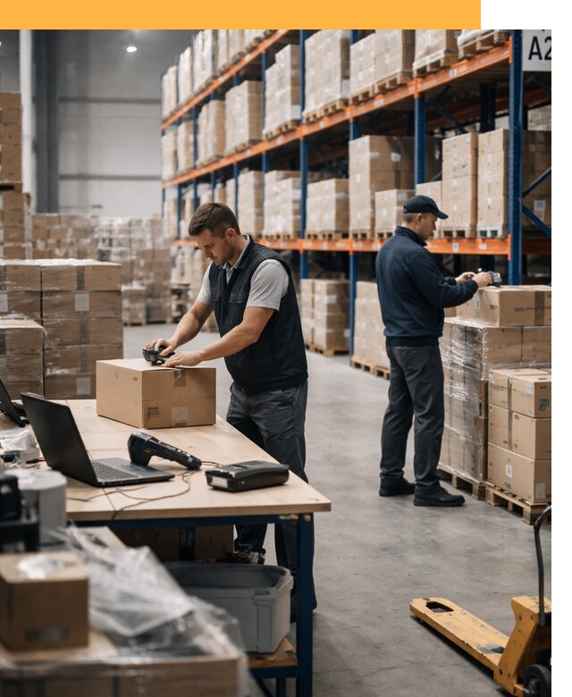 Склад консолидации в Европе: хранение, сортировка от 6778